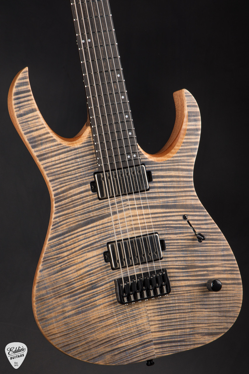 Mayones Duvell Elite 7 Baritone - Transparent Jeans Blue Satin