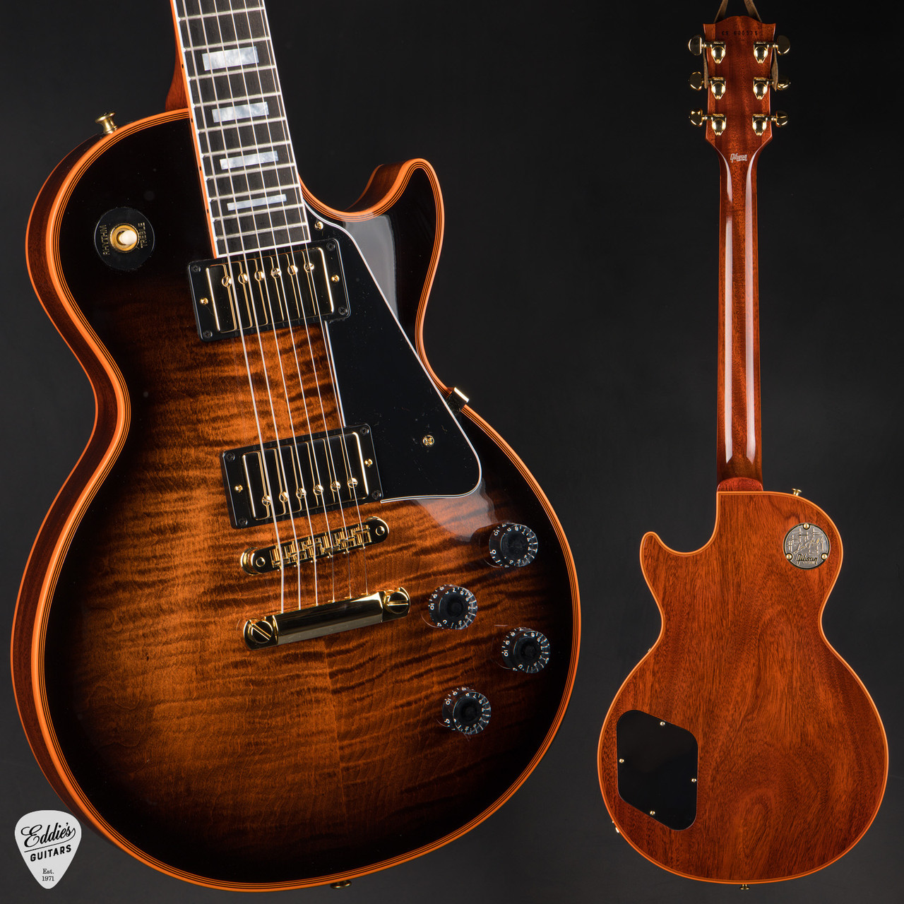 Gibson Custom Shop PSL Les Paul Custom Figured Orange Widow 10.4