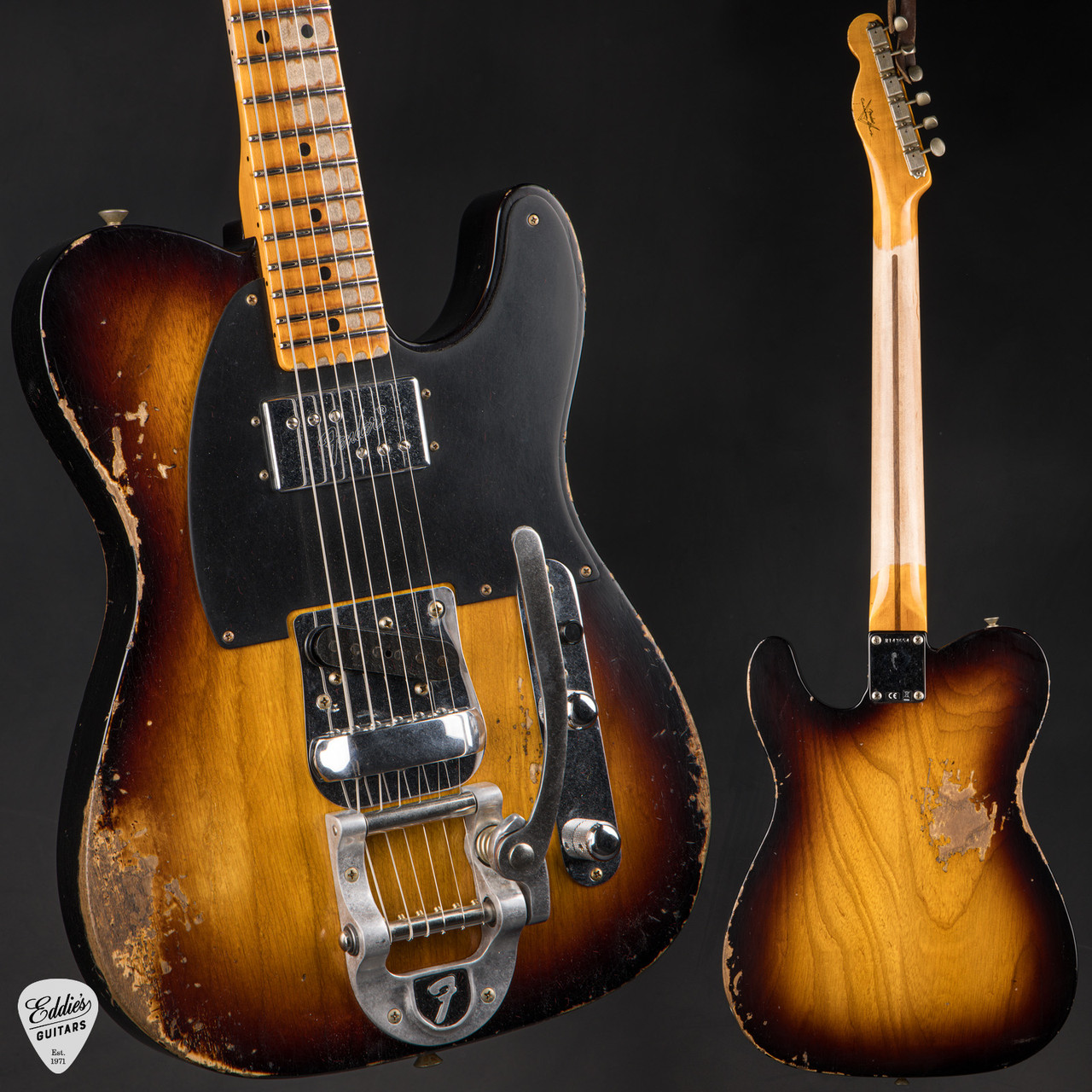 Fender Custom Shop SR25 CuNiFe Blackguard Telecaster Heavy Relic