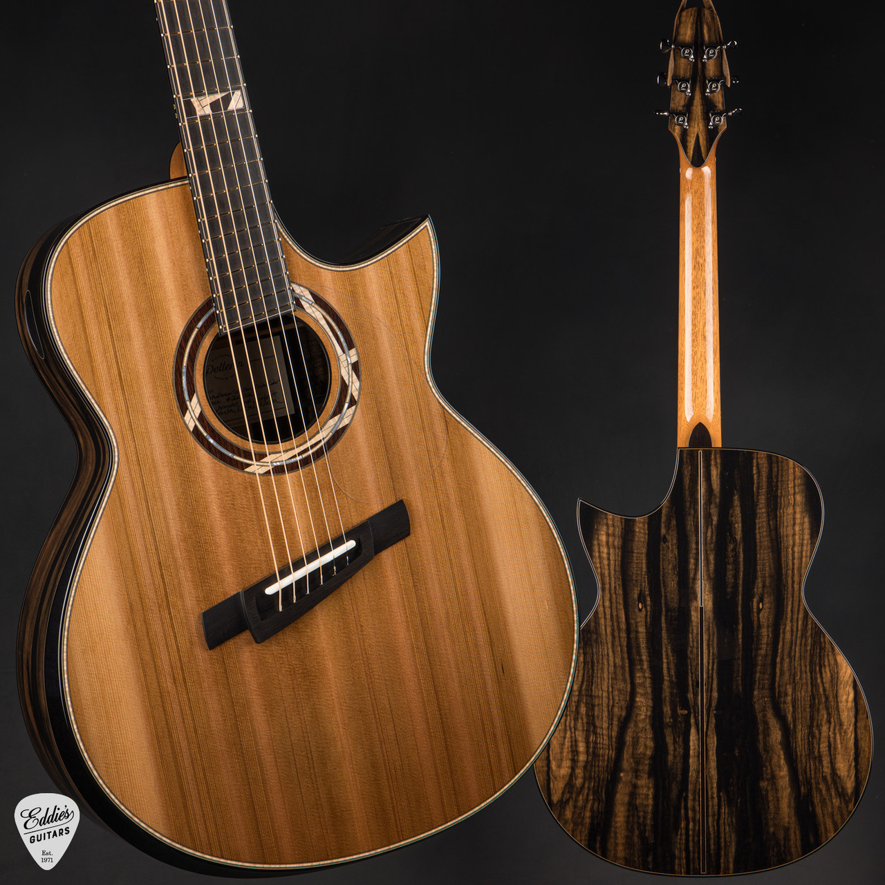 ギター Brown Feather Michel Pellerin Grand Auditorium CW - Sinker Cedar & Ebony