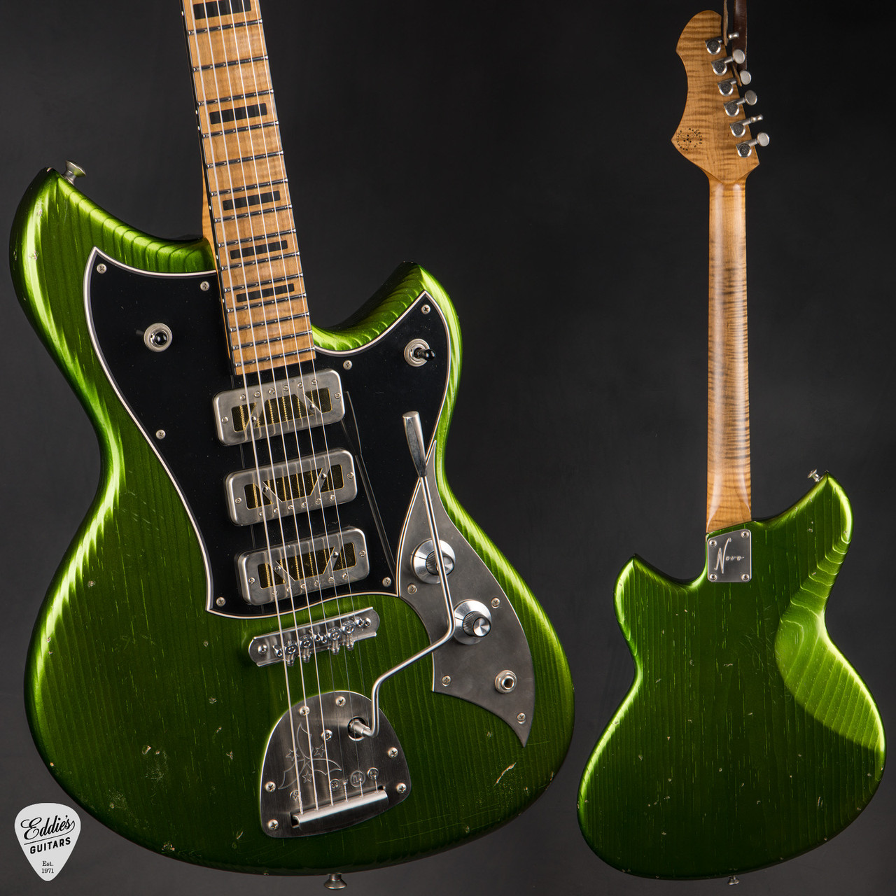 Novo Serus J Custom - Candy Apple Green #26248 - Eddie's Guitars