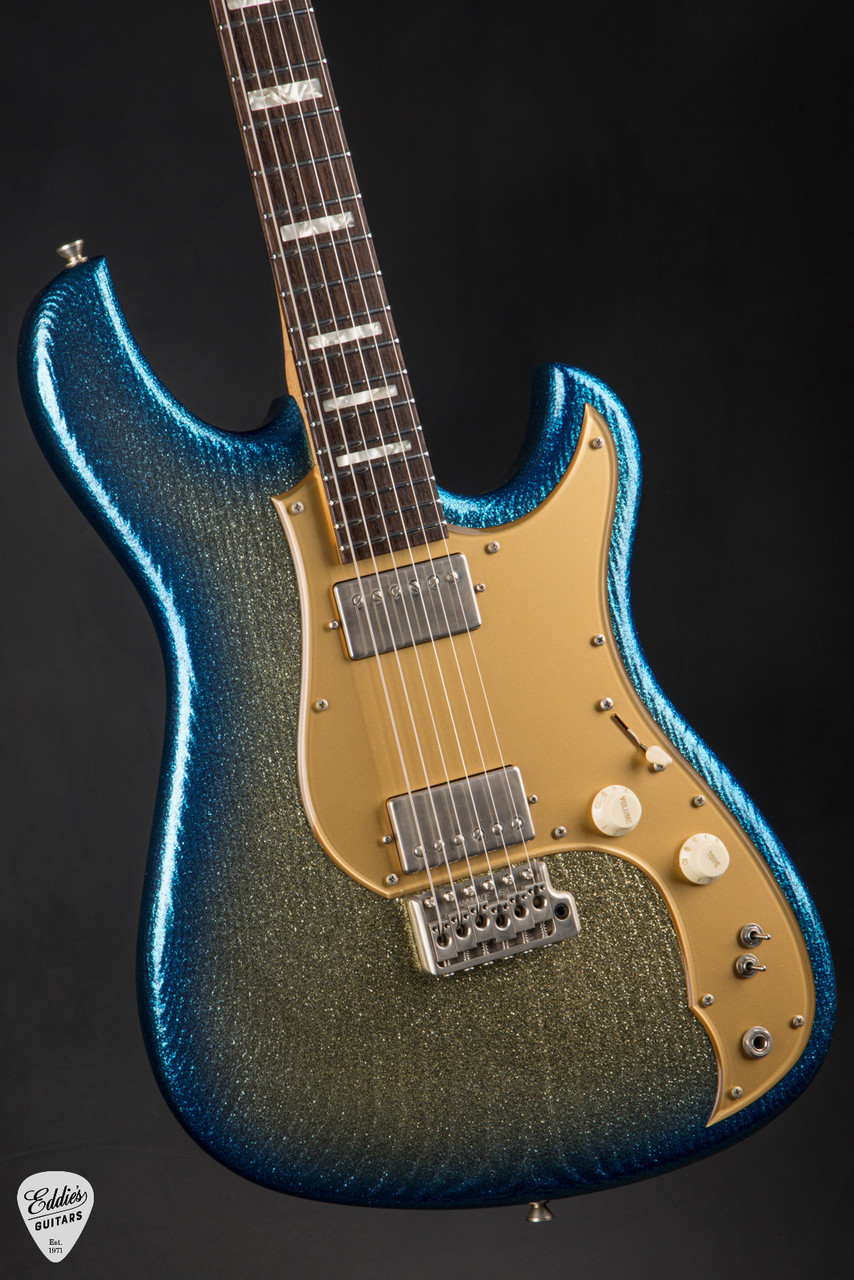 Novo Idris H2 Custom - Surfburst Sparkle #26200 - Eddie's Guitars
