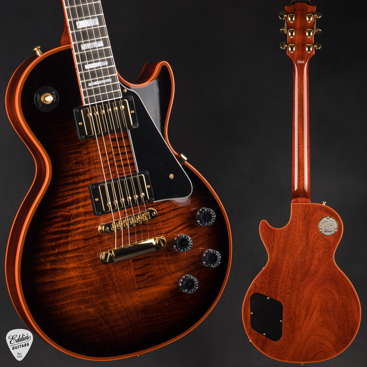 Gibson Custom Shop Made 2 Measure Les Paul Custom Figured Orange
