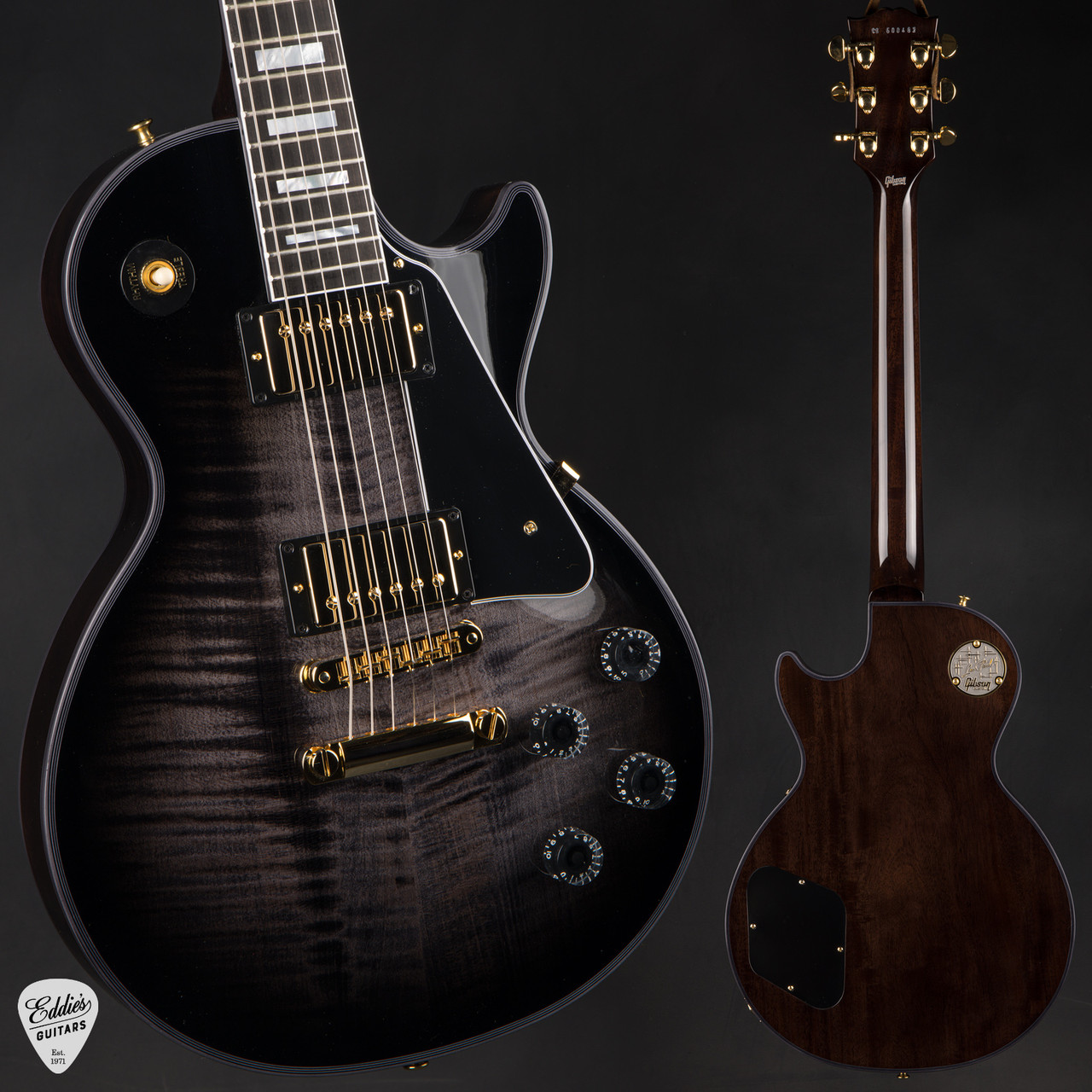 【ここあ】Gibson Les Paul Custom Gibson Custom Shop Made 2 Measure Les Paul Custom Figured Charcoal