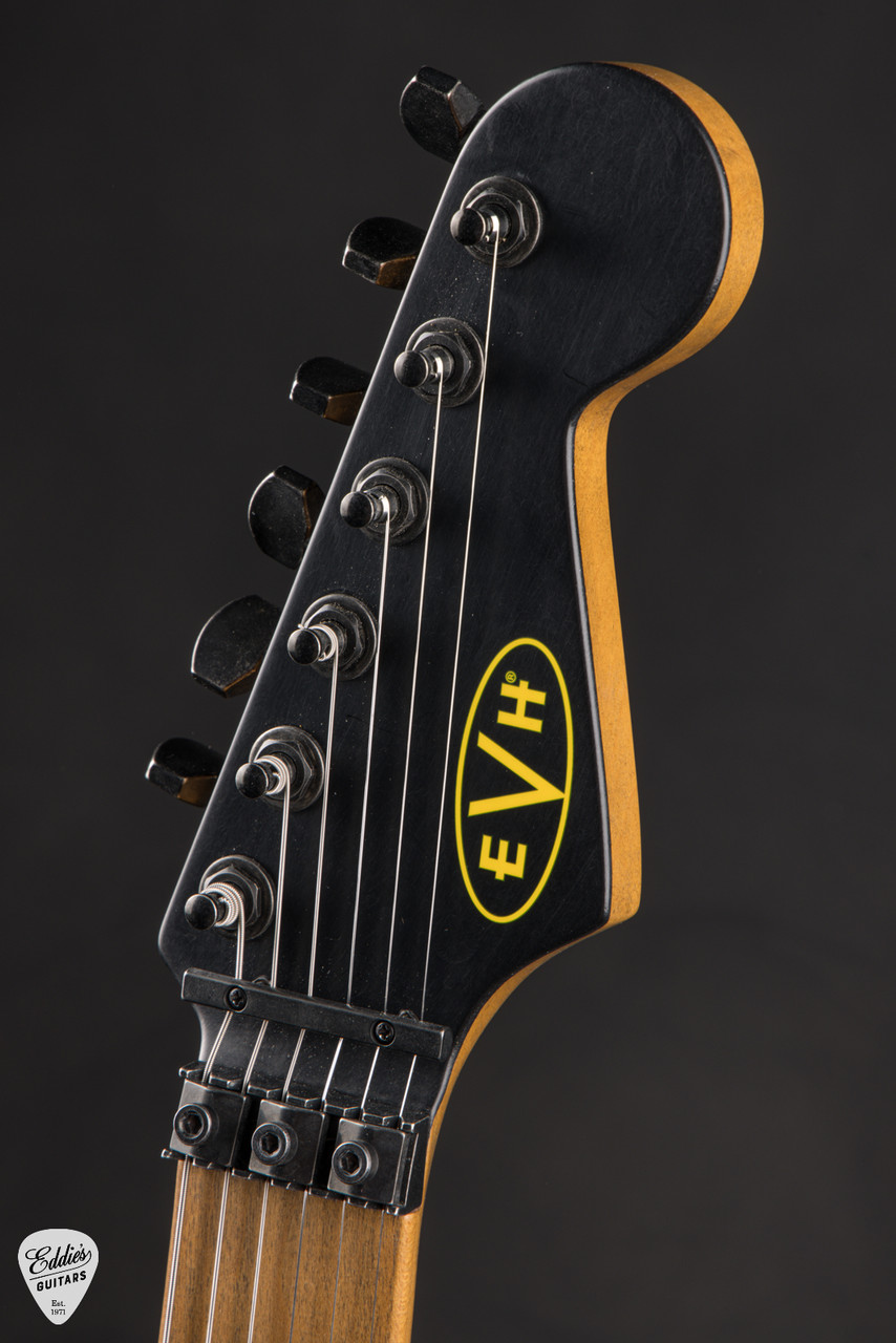 EVH Limited Edition Striped Series Frankenstein Frankie Black w