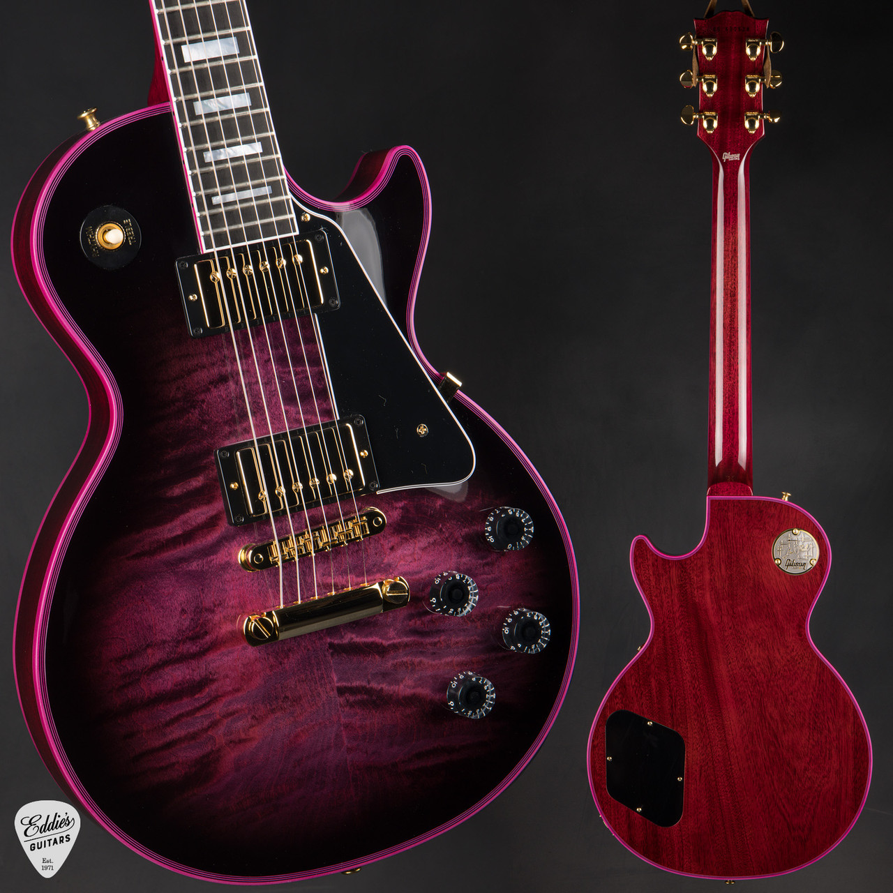 Gibson Custom Shop PSL Les Paul Custom Figured Gloss Pink Widow