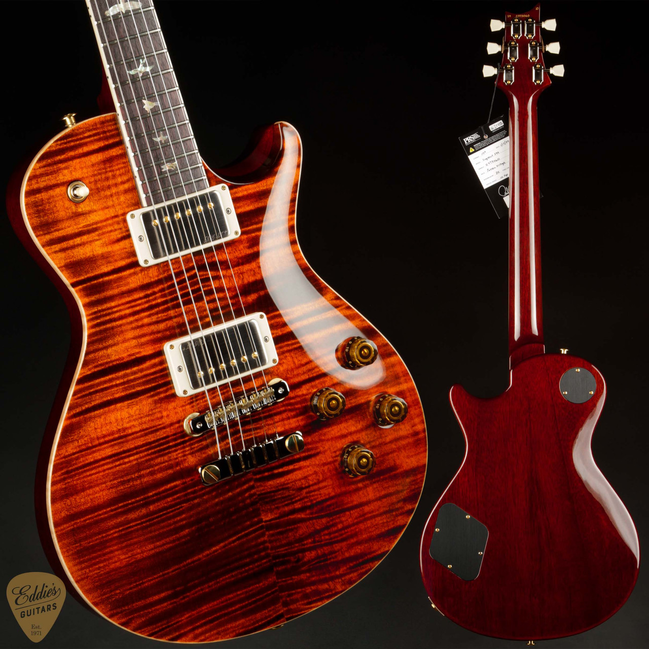 Paul Reed Smith McCarty 594 Singlecut - Orange Tiger - Eddie's Guitars