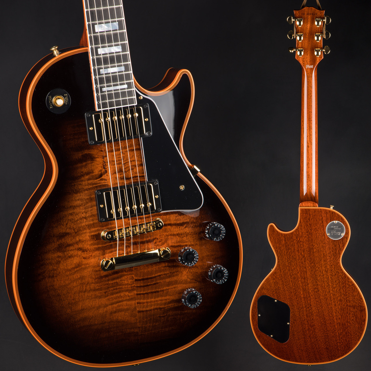 Gibson Custom Shop Made 2 Measure Les Paul Custom Figured Orange
