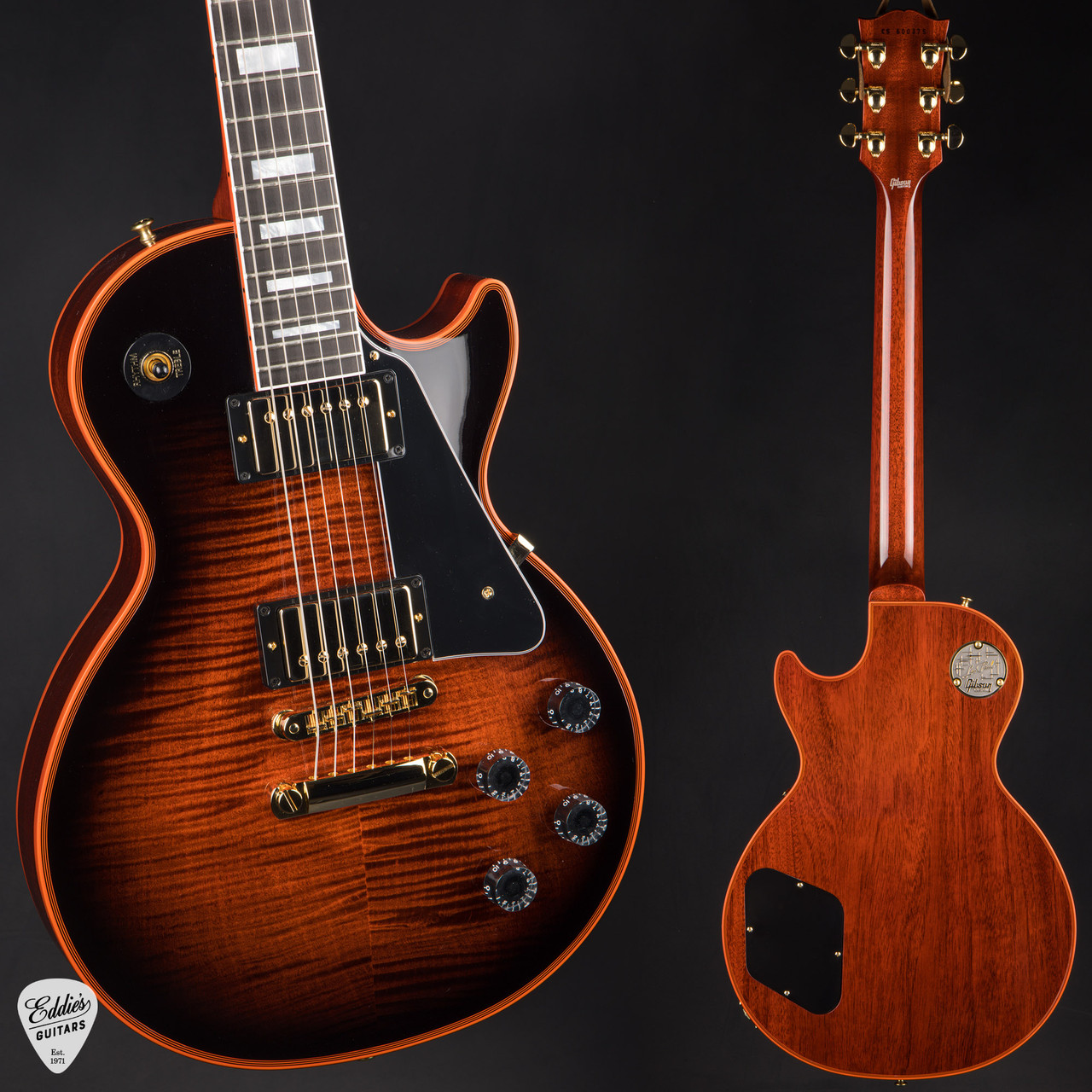 Gibson Custom Shop Made 2 Measure Les Paul Custom Figured Orange