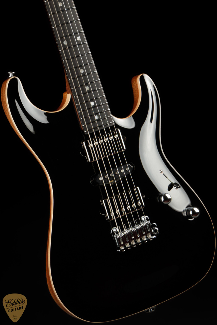 Suhr Standard Carve Top Rosewood Neck - Black - Eddie's Guitars
