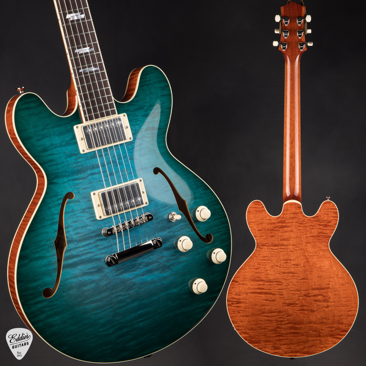 Collings I-35 Deluxe - Mermaid Blue #252608 - Eddie's Guitars