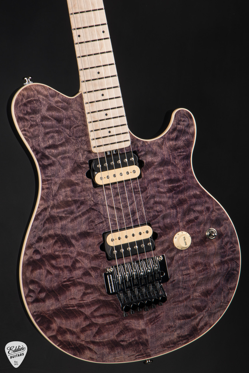 ギター Music Man AXIS Tribute Translucent Black Ernie Ball Music Man Limited Edition 30th Anniversary Axis