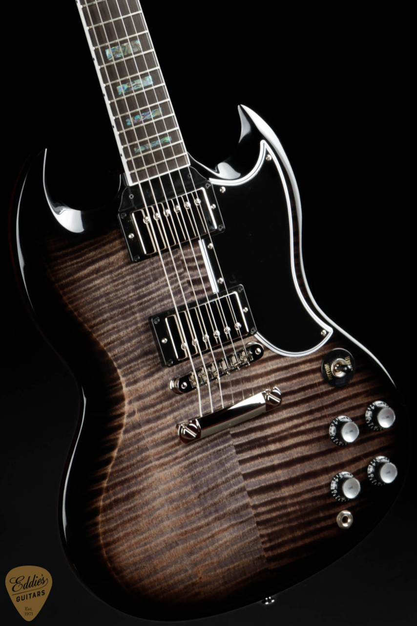 Gibson Custom Shop PSL SG Custom Figured Top Cobra Burst 7.5