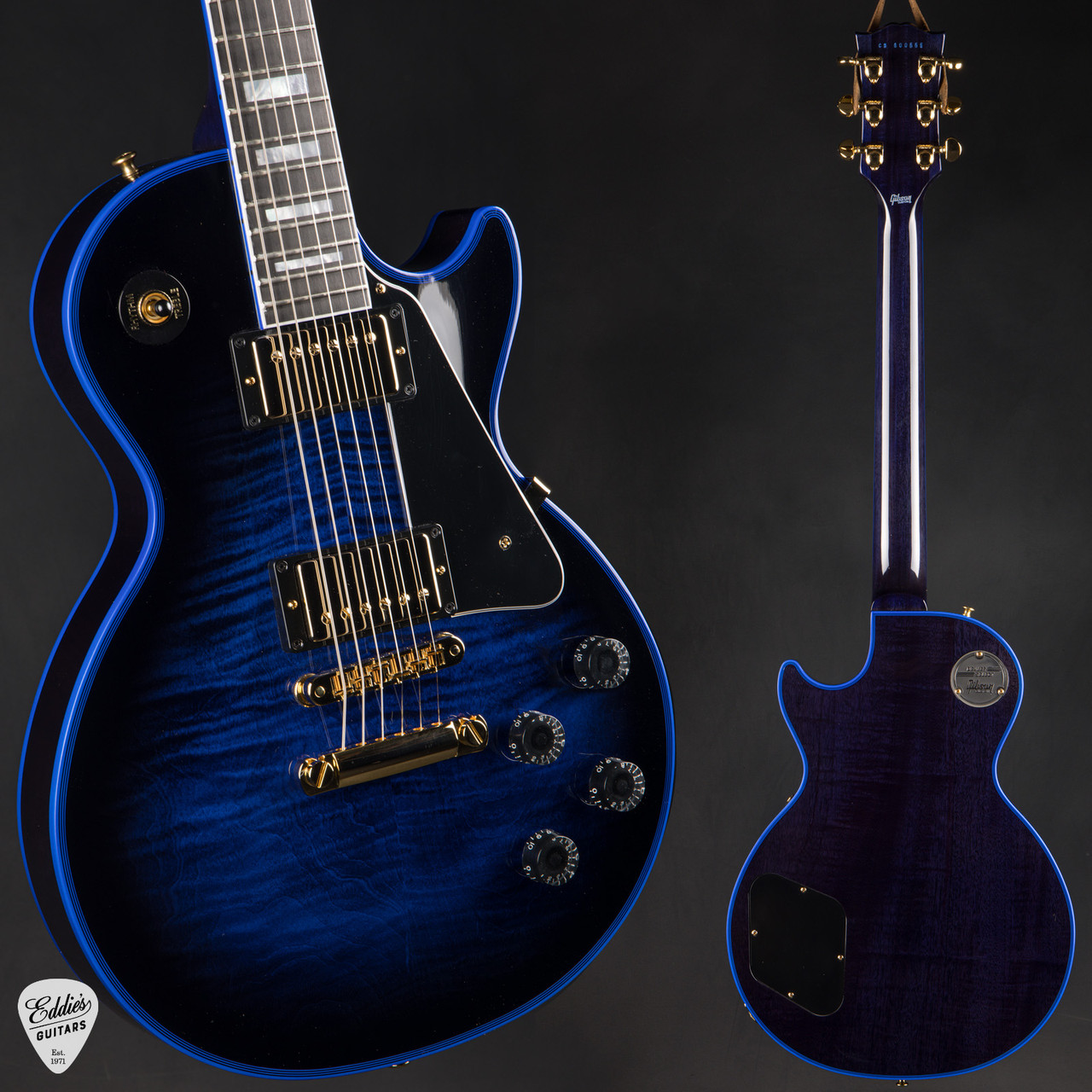 Gibson Custom Shop Dealer Select Les Paul Custom Figured Blue