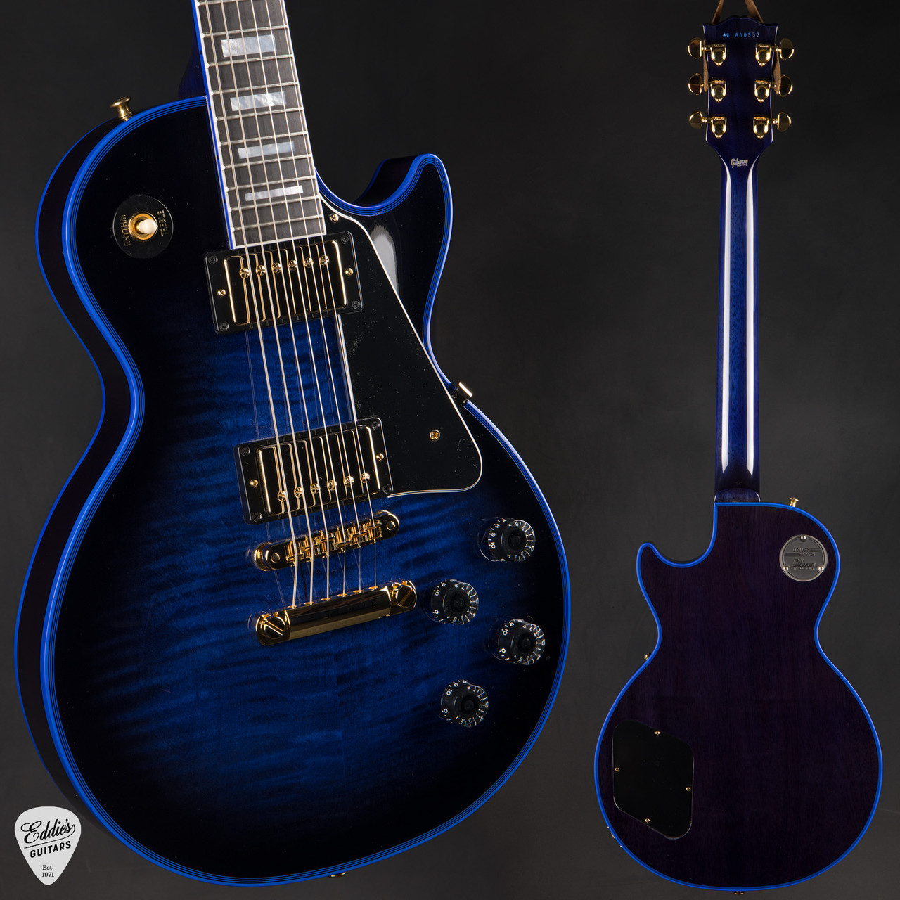 Gibson Custom Shop Dealer Select Les Paul Custom Figured Blue