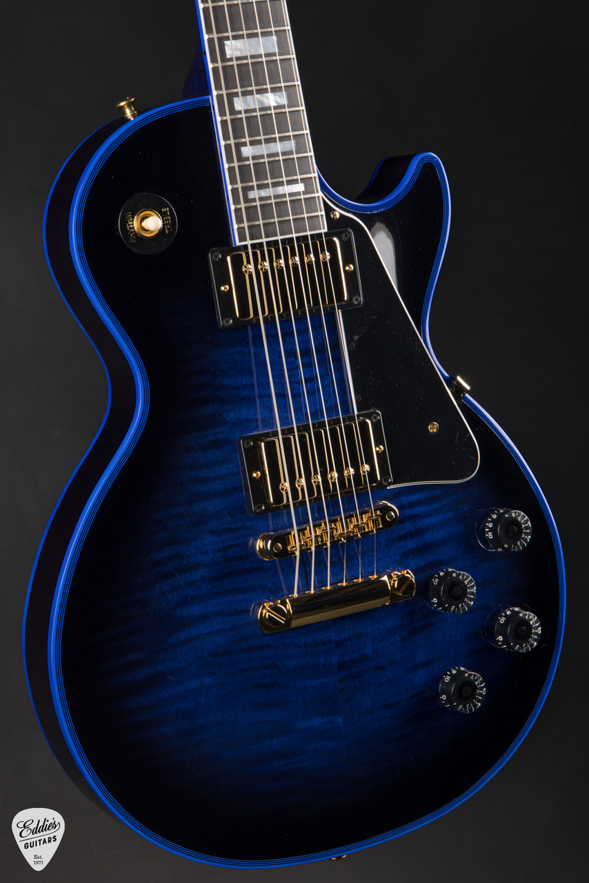 Gibson Custom Shop Dealer Select Les Paul Custom Figured Blue