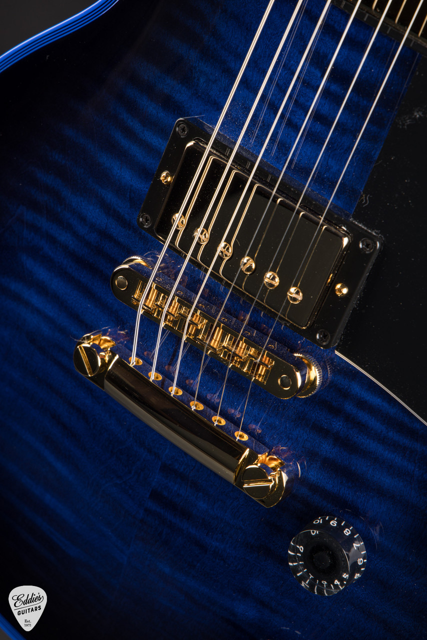 Gibson Custom Shop Dealer Select Les Paul Custom Figured Blue