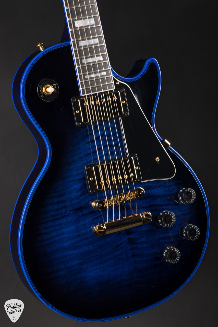 Gibson Custom Shop Dealer Select Les Paul Custom Figured Blue