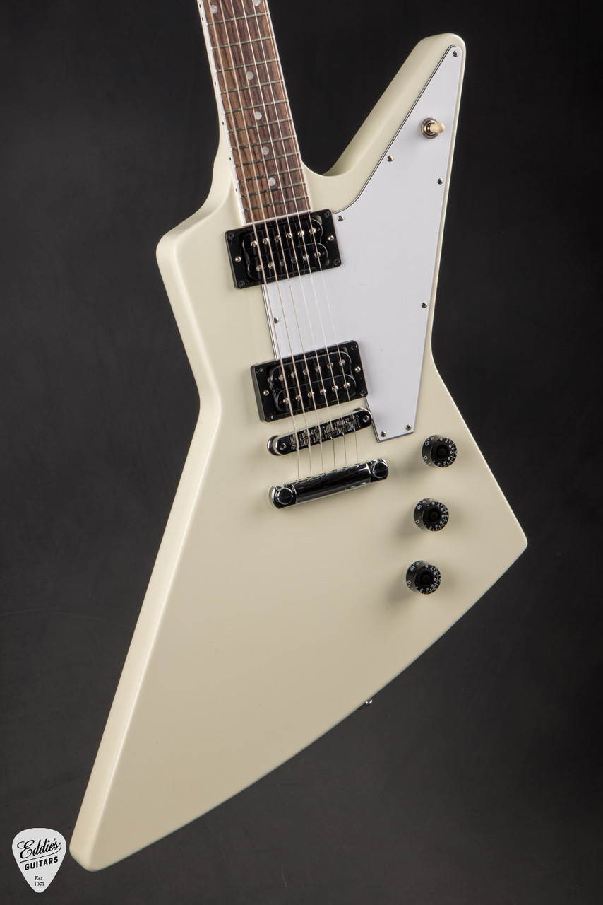 Gibson 70s Explorer Classic White #208360272 - Eddie's Guitars