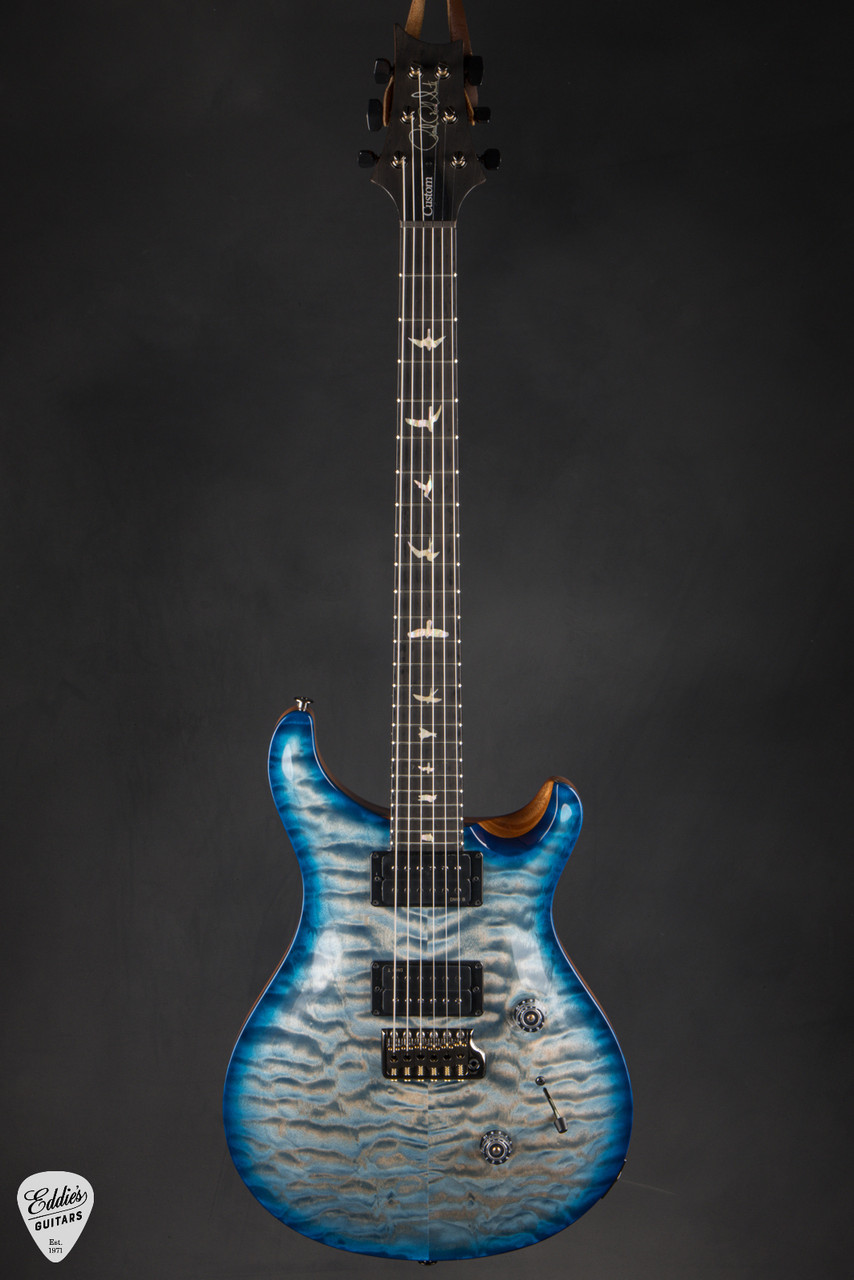 PRS Custom 24 Artist Top - Faded Indigo Blue Burst #425471
