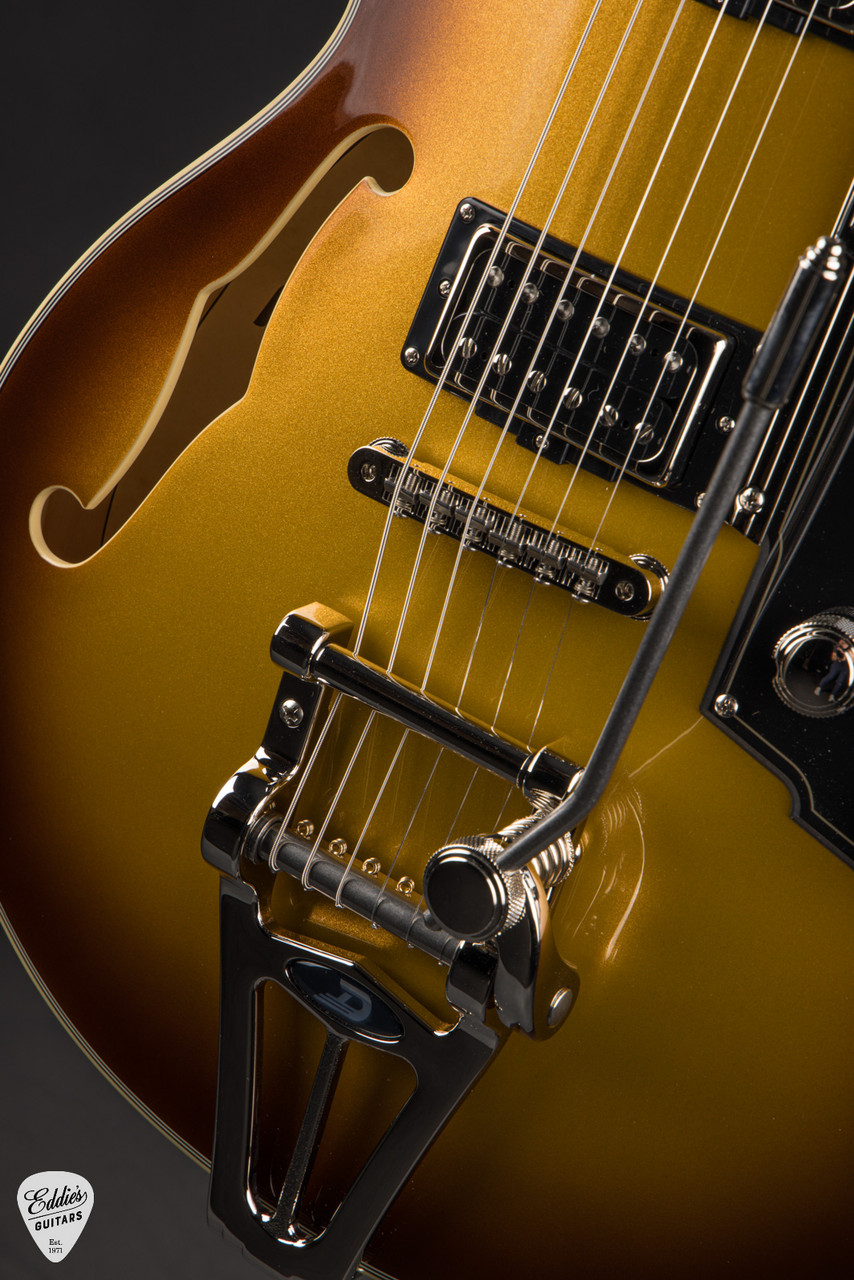 Duesenberg Starplayer TV - Gold Burst #257732 - Eddie's Guitars