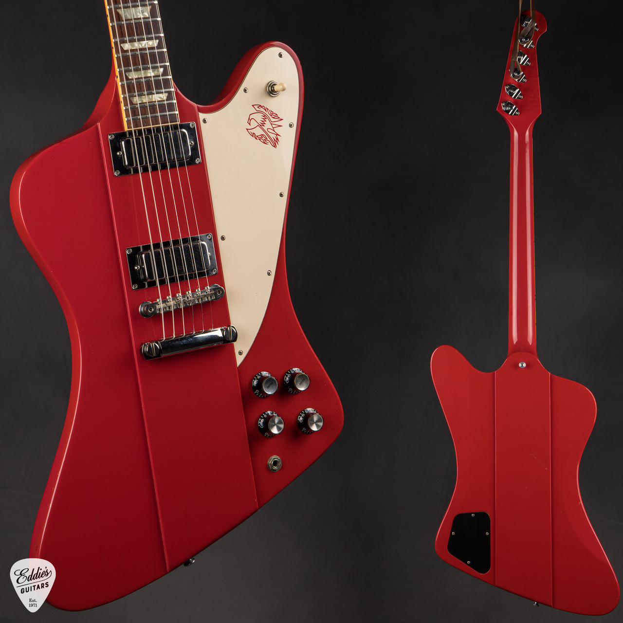 1991 Gibson Firebird V Cardinal Red 7.15 #92061764 - Eddie's Guitars