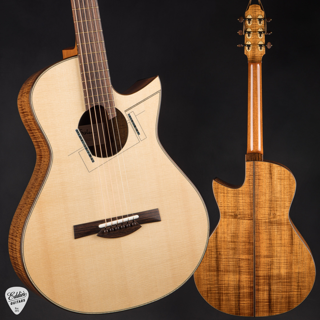 ドンジョン　ギター　ボリューム 2024 Max Spohn OM-C 12 Fret - Swiss Moon Spruce & Figured Koa #59
