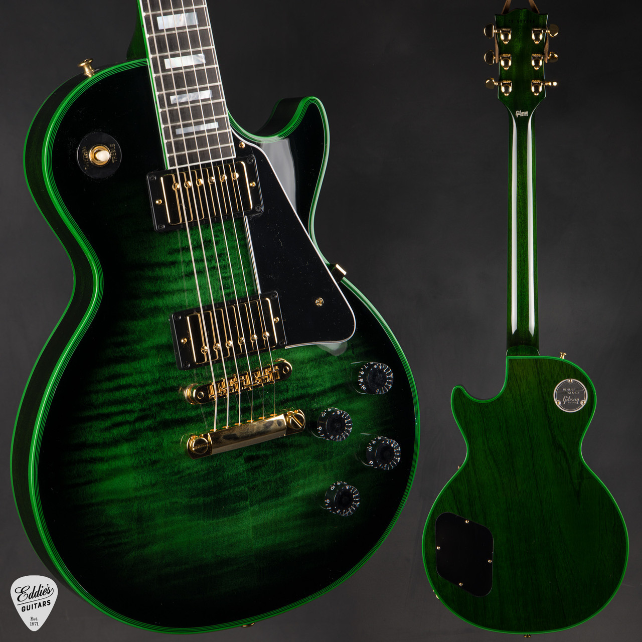 Gibson Custom Shop Dealer Select Les Paul Custom Figured Green Gibson Custom Shop Dealer Select Les Paul Custom Figured Green