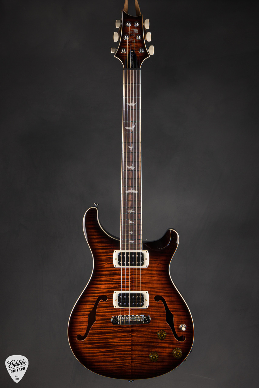 PRS SE Hollowbody I Piezo - Orange Tiger Smokeburst #CTII000620