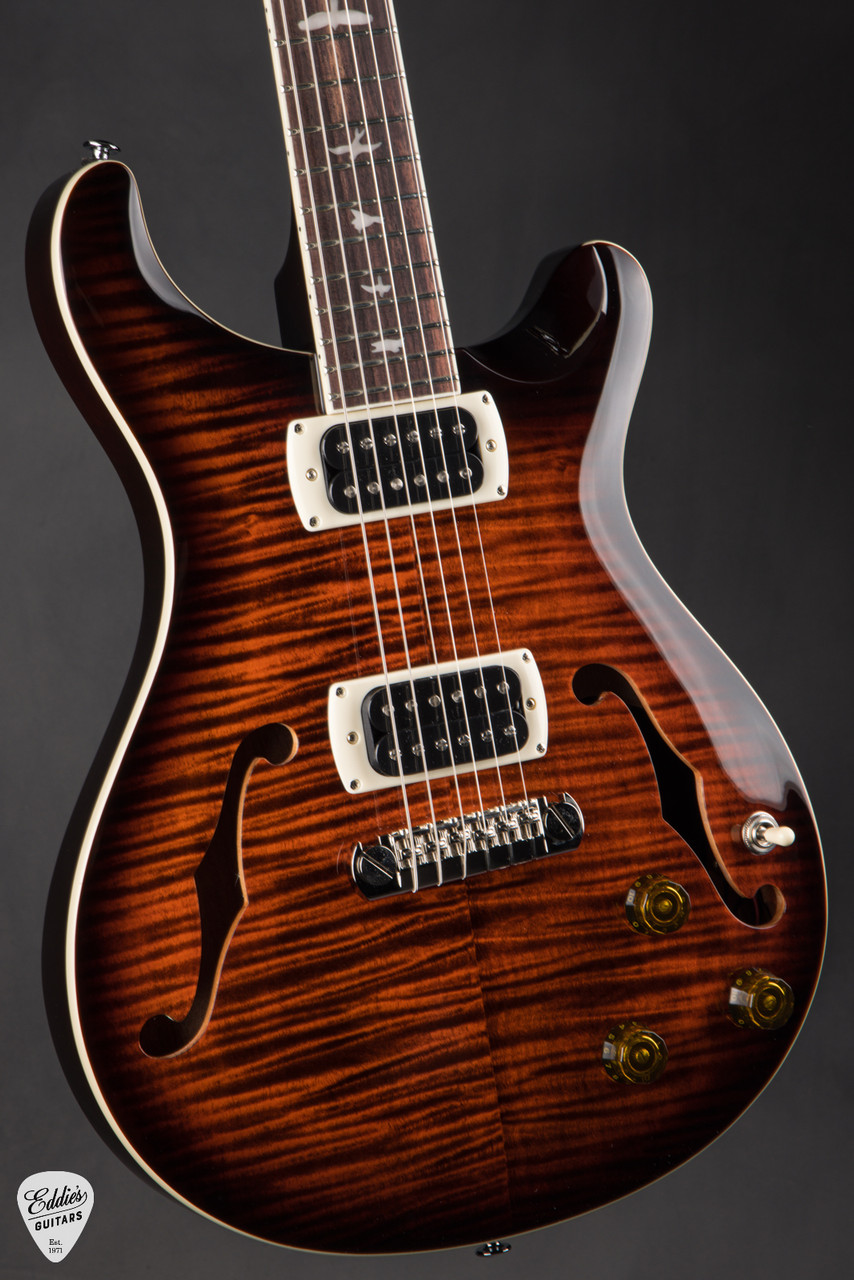 PRS SE Hollowbody I Piezo - Orange Tiger Smokeburst #CTII000620