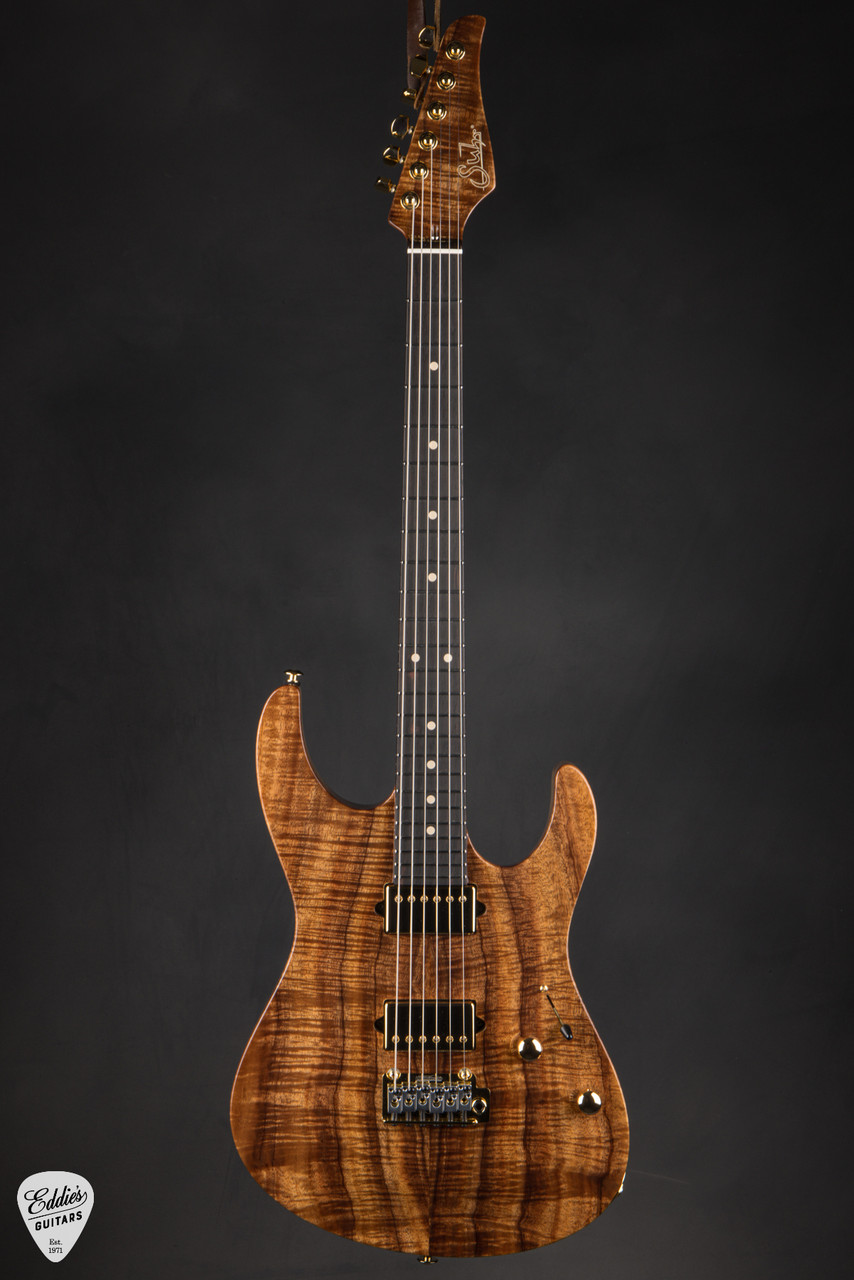 Suhr Modern Carve Top Set Neck - Natural Koa #86088 - Eddie's Guitars