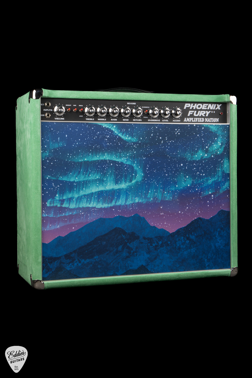 Amplified Nation Phoenix Fury 50w 1x12 Combo - Emerald Green Suede