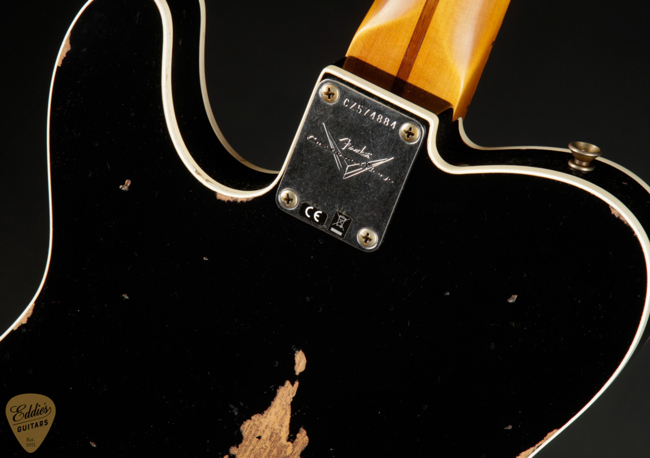 Fender Custom Shop 59 Telecaster Custom Relic - Aged Black