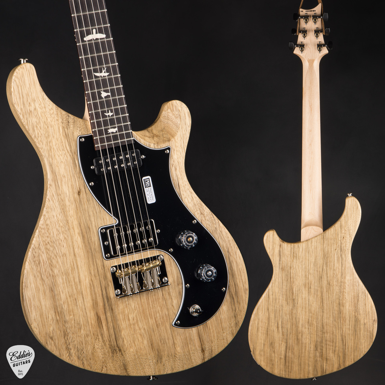 PRS S2 Vela Limited Edition Black Limba - Natural #S2088980