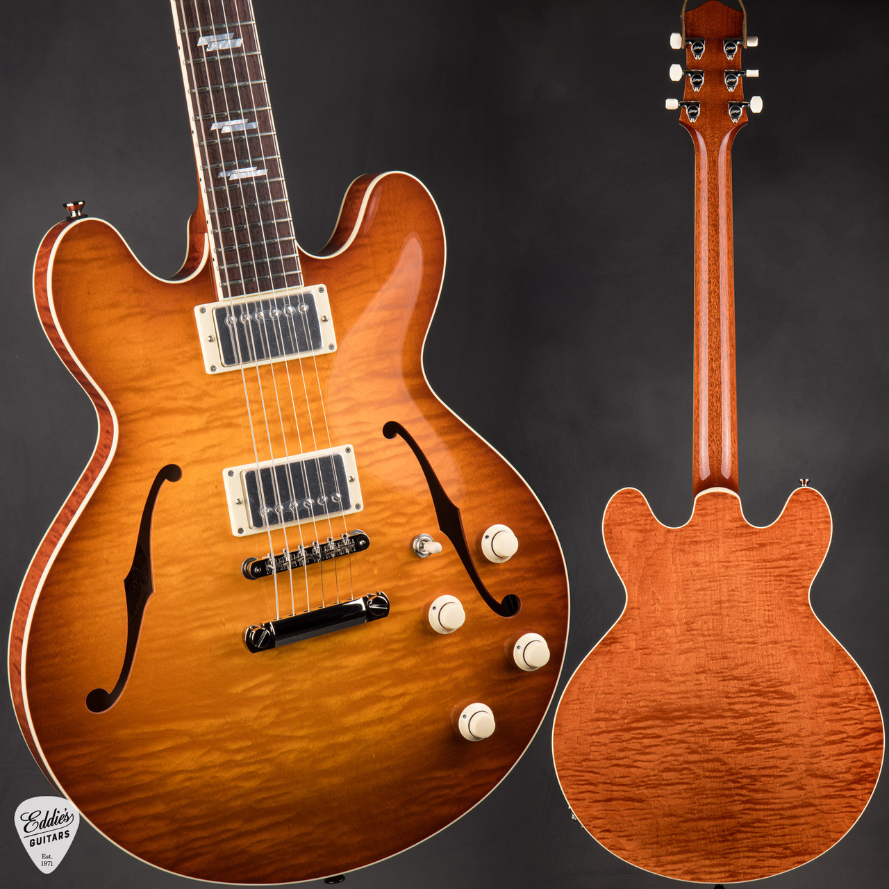 ヴィンテージ ミルクリークスタジオ イーグル 38200 フォーカス Collings I-35 LC Deluxe - Iced Tea Sunburst #262649 - Eddie's Guitars