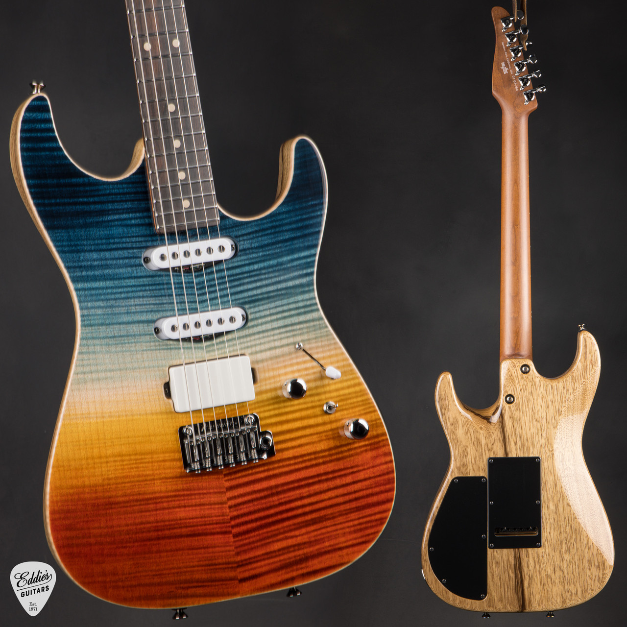 Tom Anderson Drop Top - Fire Sunset Double Wipeout With Binding