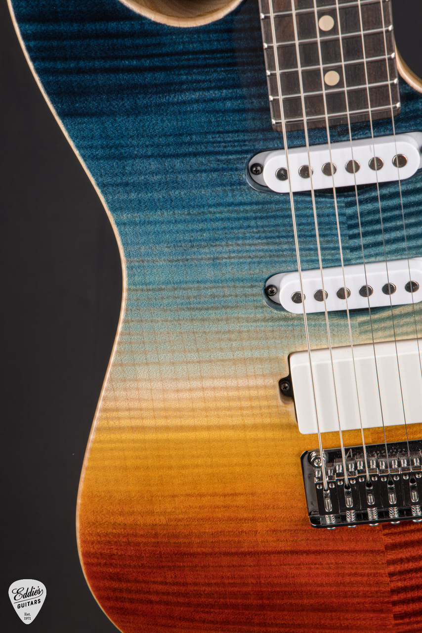 Tom Anderson Drop Top - Fire Sunset Double Wipeout With Binding