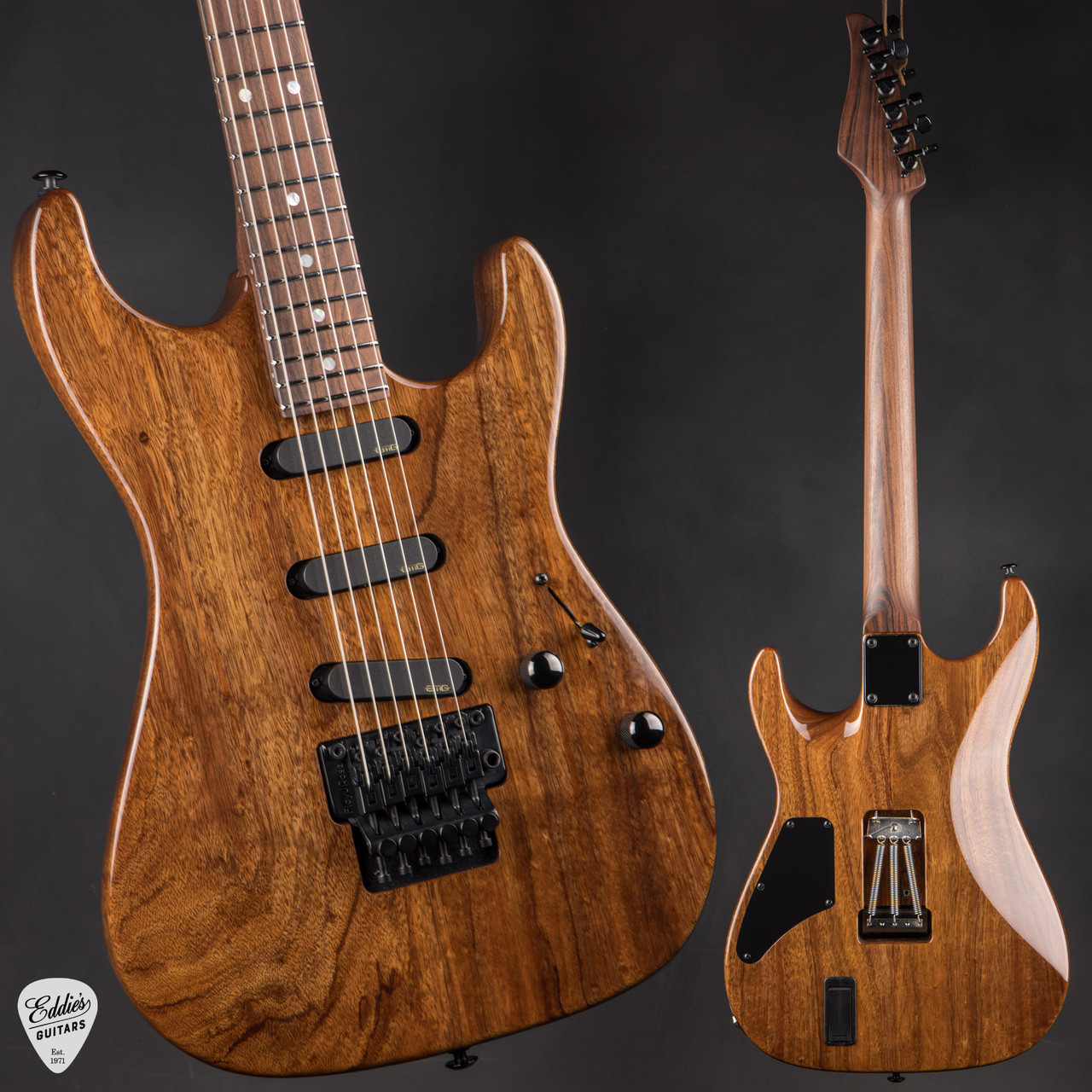 ギター Suhr Standard Custom Flamed Koa Top Suhr Standard Koa - Natural #95150 - Eddie's Guitars