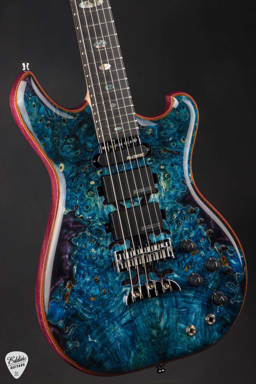 Alembic Further 6 Buckeye Burl - Resin Top #F15038 - Eddie's Guitars