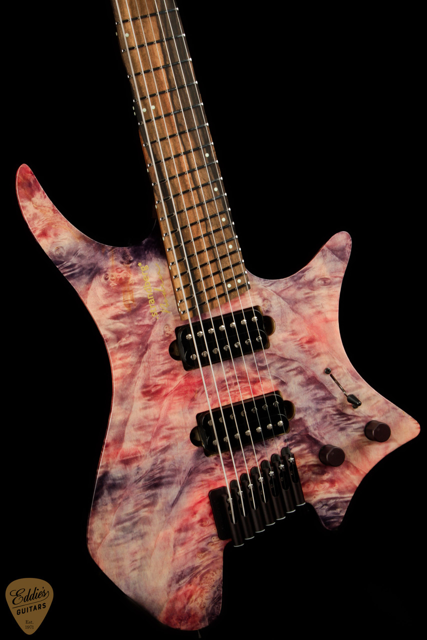 Strandberg Boden J Artisan 7 Ebony - Alexandrite Red - Eddie's Guitars