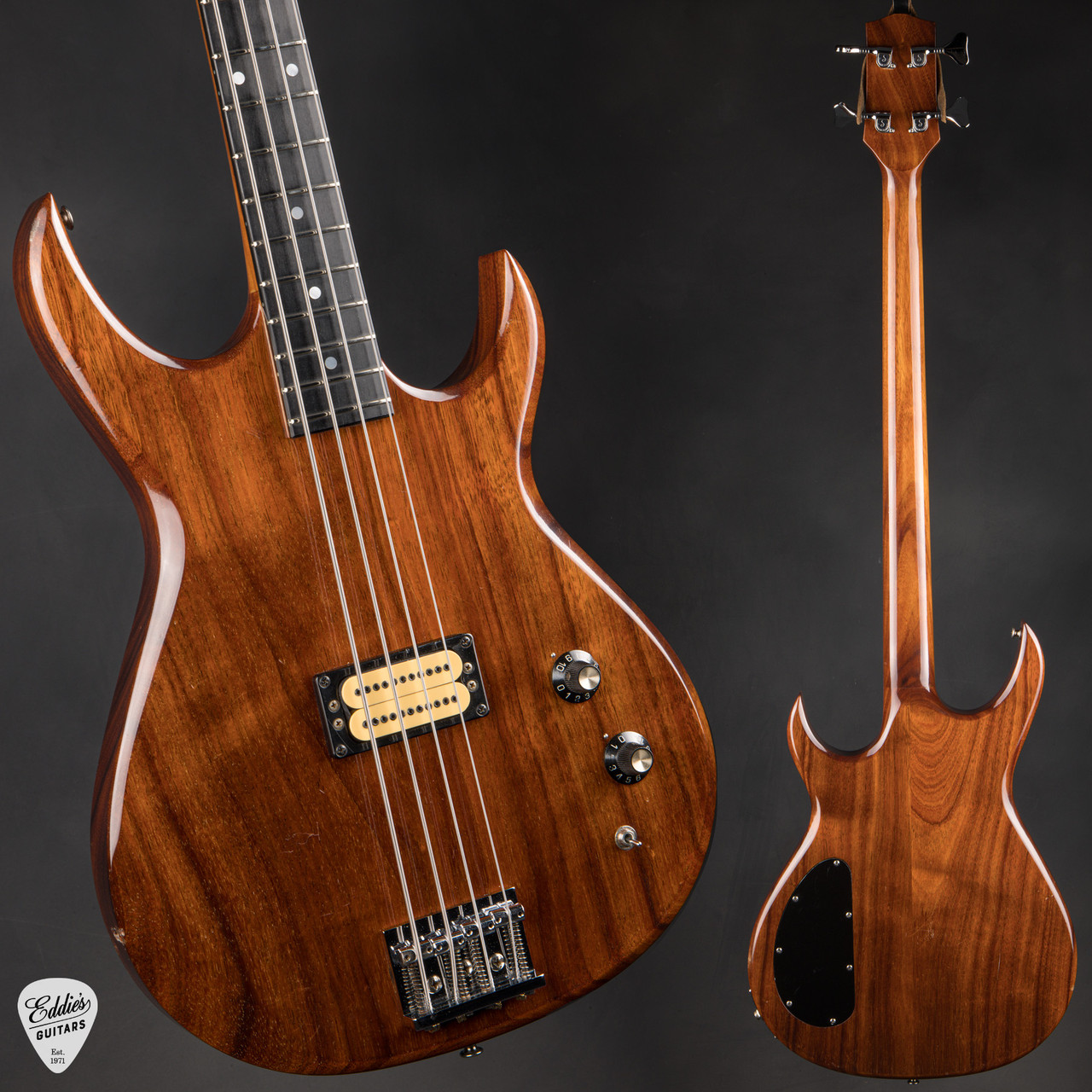 1984 Carvin LB40K - Koa #1599 - Eddie's Guitars