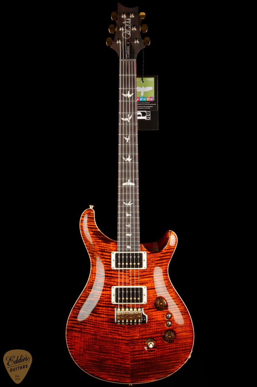 2023 - Paul Reed Smith Custom 24-08 - Orange Tiger - Eddie's Guitars