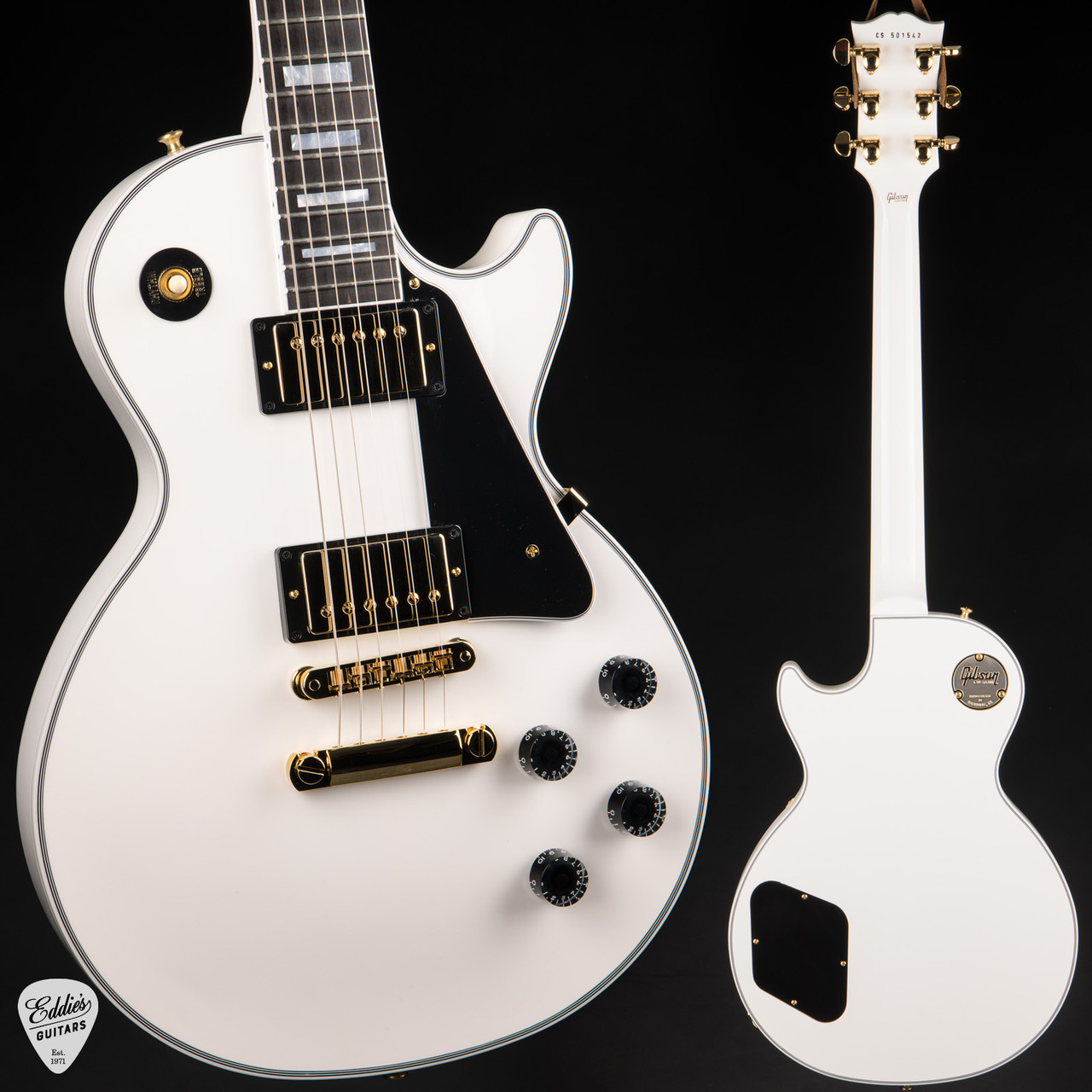 Gibson Custom Shop Les Paul Custom Gloss Alpine White 10.11