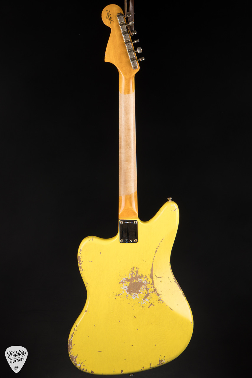 Fender Custom Shop 1965 Jaguar Heavy Relic - Faded Graffiti Yellow