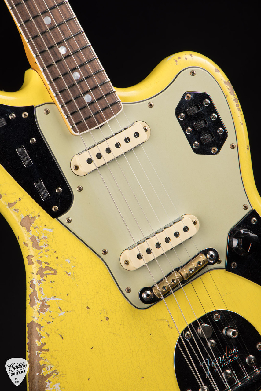 Fender Custom Shop 1965 Jaguar Heavy Relic - Faded Graffiti Yellow