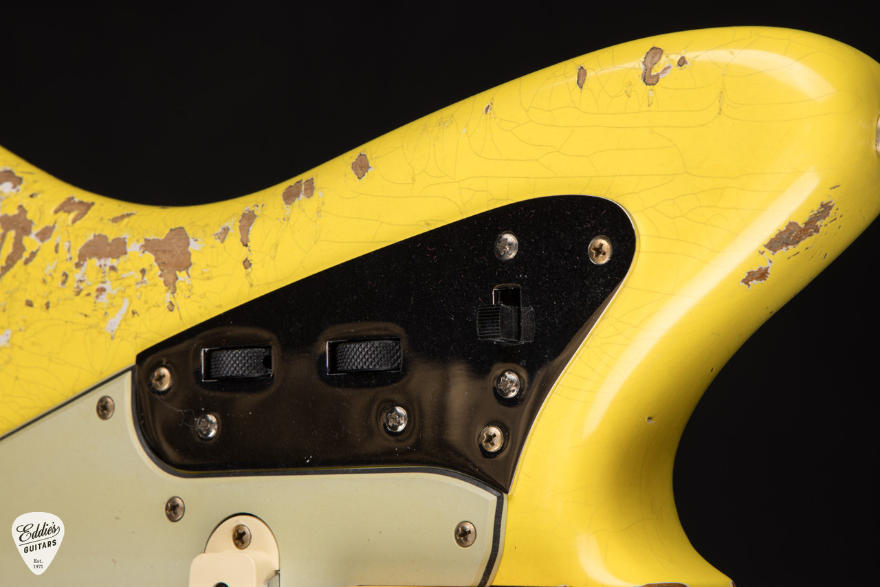 Fender Custom Shop 1965 Jaguar Heavy Relic - Faded Graffiti Yellow