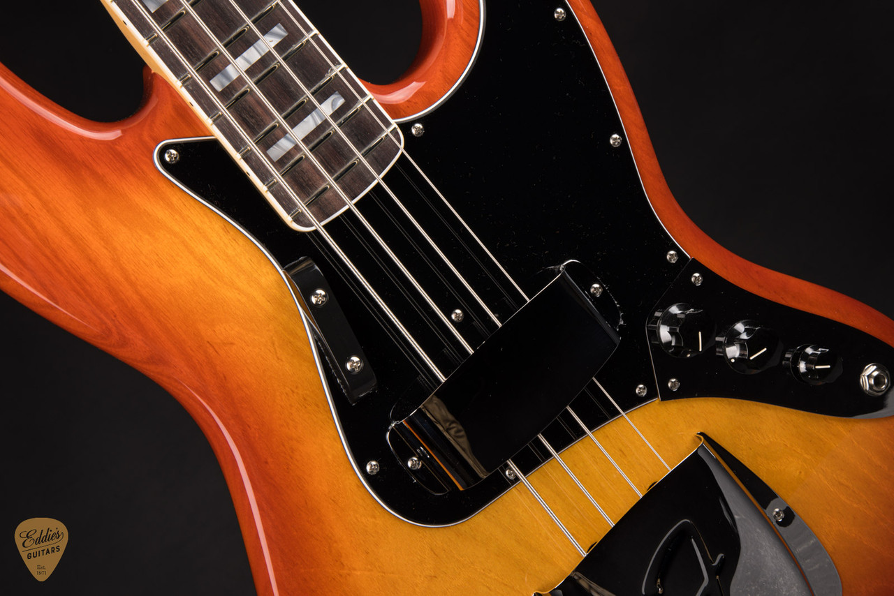 Fender Custom Shop 1975 Jazz Bass NOS - Faded Cherry Sunburst