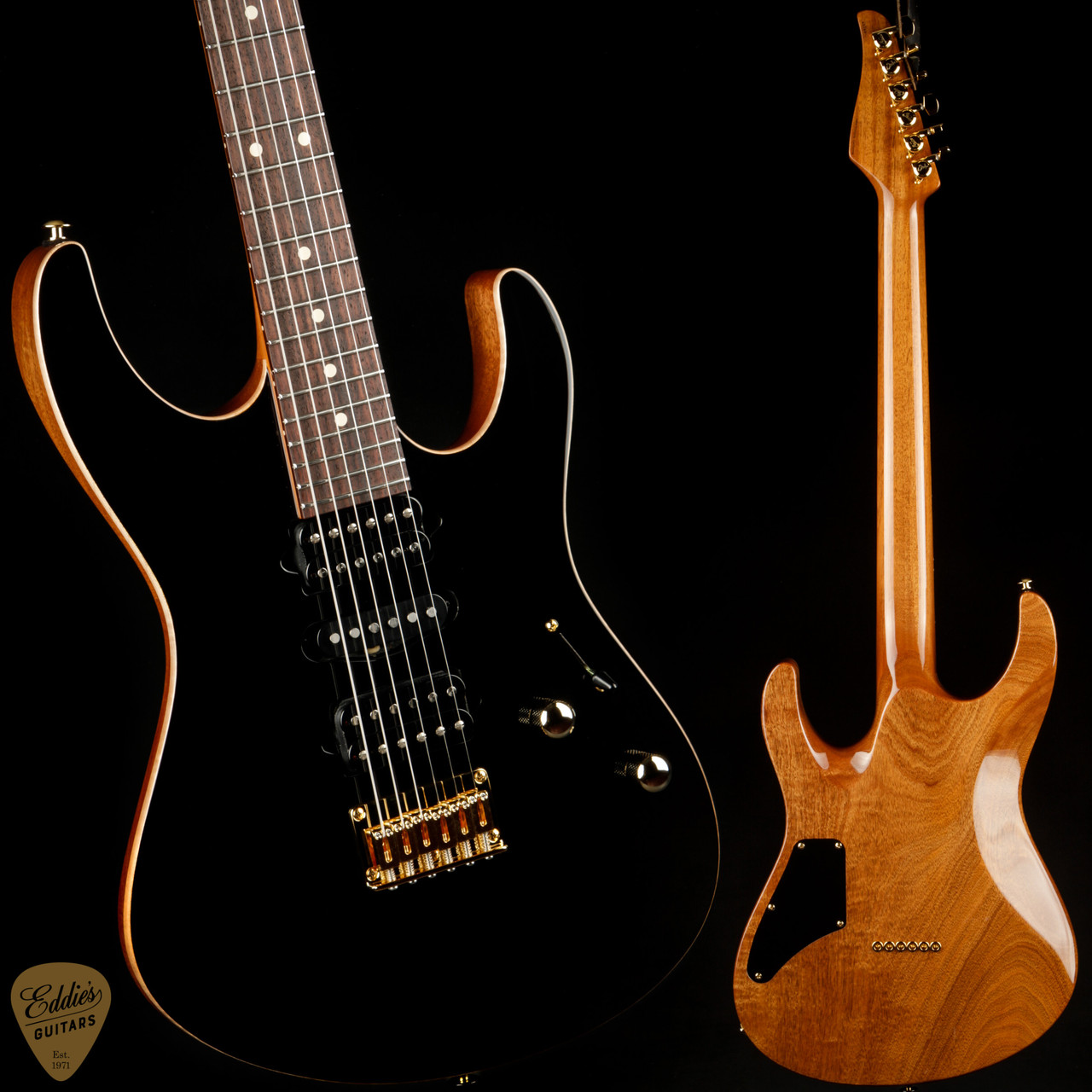 Suhr Modern Set Neck/One Piece Body - Black - Eddie's Guitars