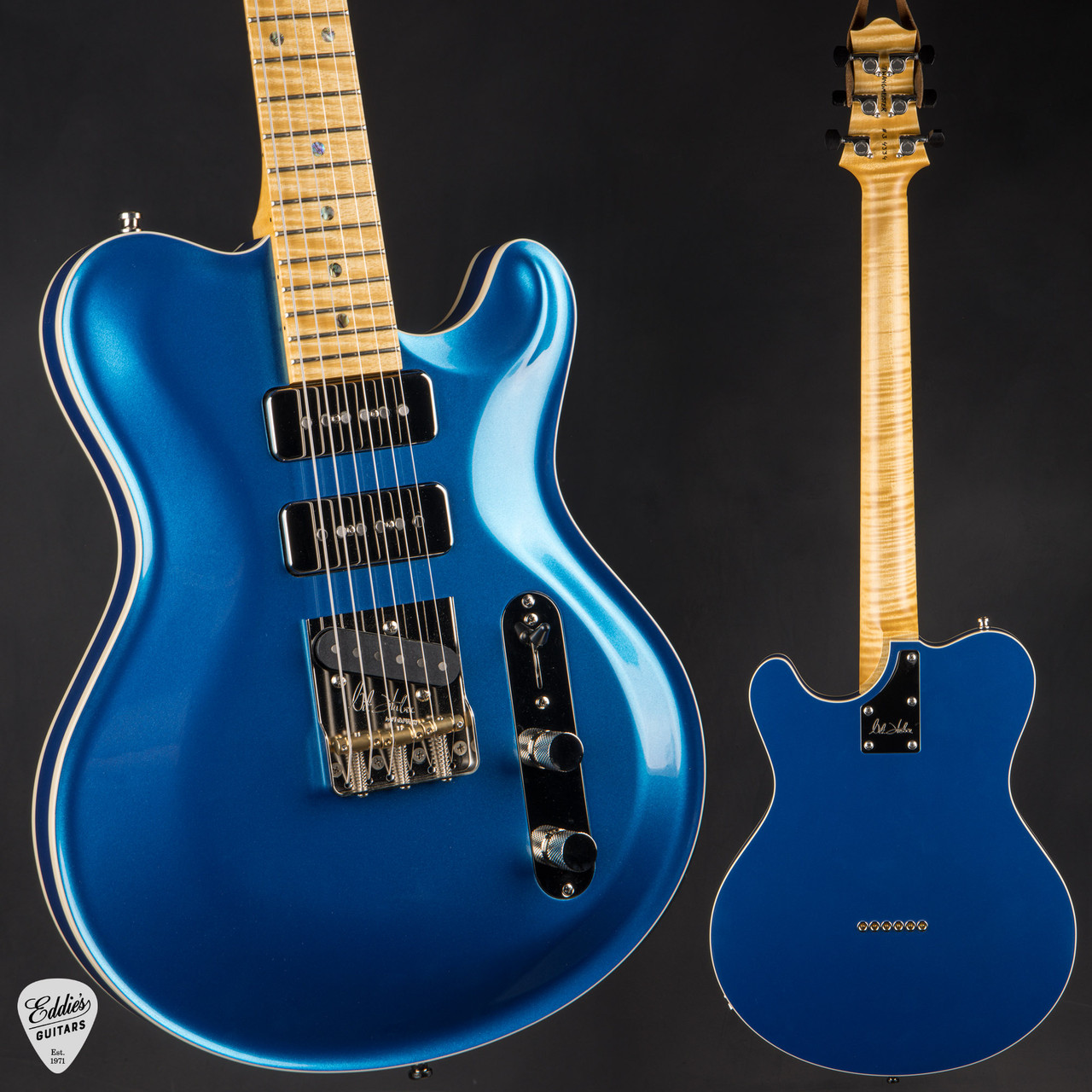 2023 - Nik Huber Twangmeister - Gloss Lake Placid Blue - Eddie's