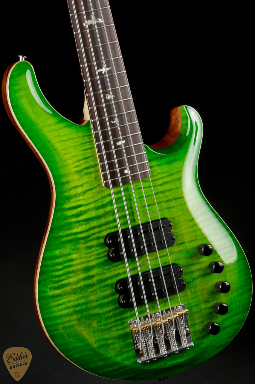 2023 - Paul Reed Smith Grainger 5 String Bass - Eriza Verde